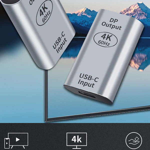 ALLY USB-C input DP output 4K Dönüştürücü Adaptör 60H 2 ALLY USB-C input DP output 4K Dönüştürücü Adaptör 60H - Görsel 2