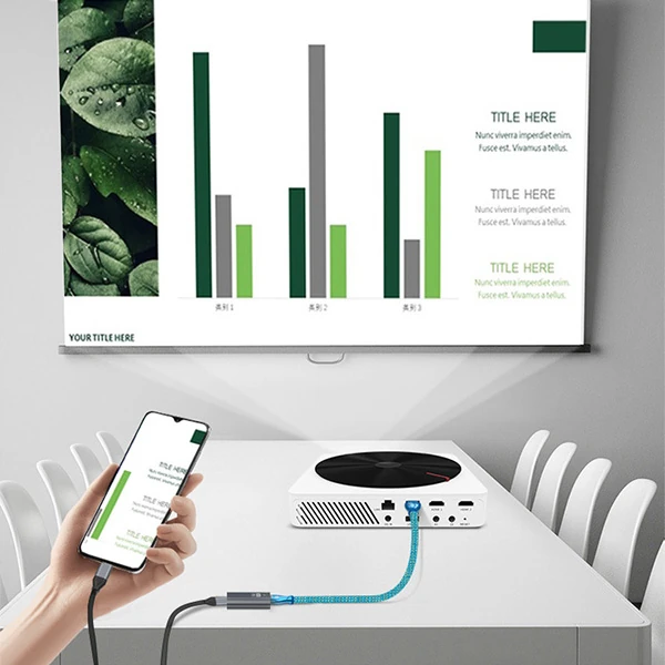 ALLY USB-C input DP output 4K Dönüştürücü Adaptör 60H 4 ALLY USB-C input DP output 4K Dönüştürücü Adaptör 60H - Görsel 4