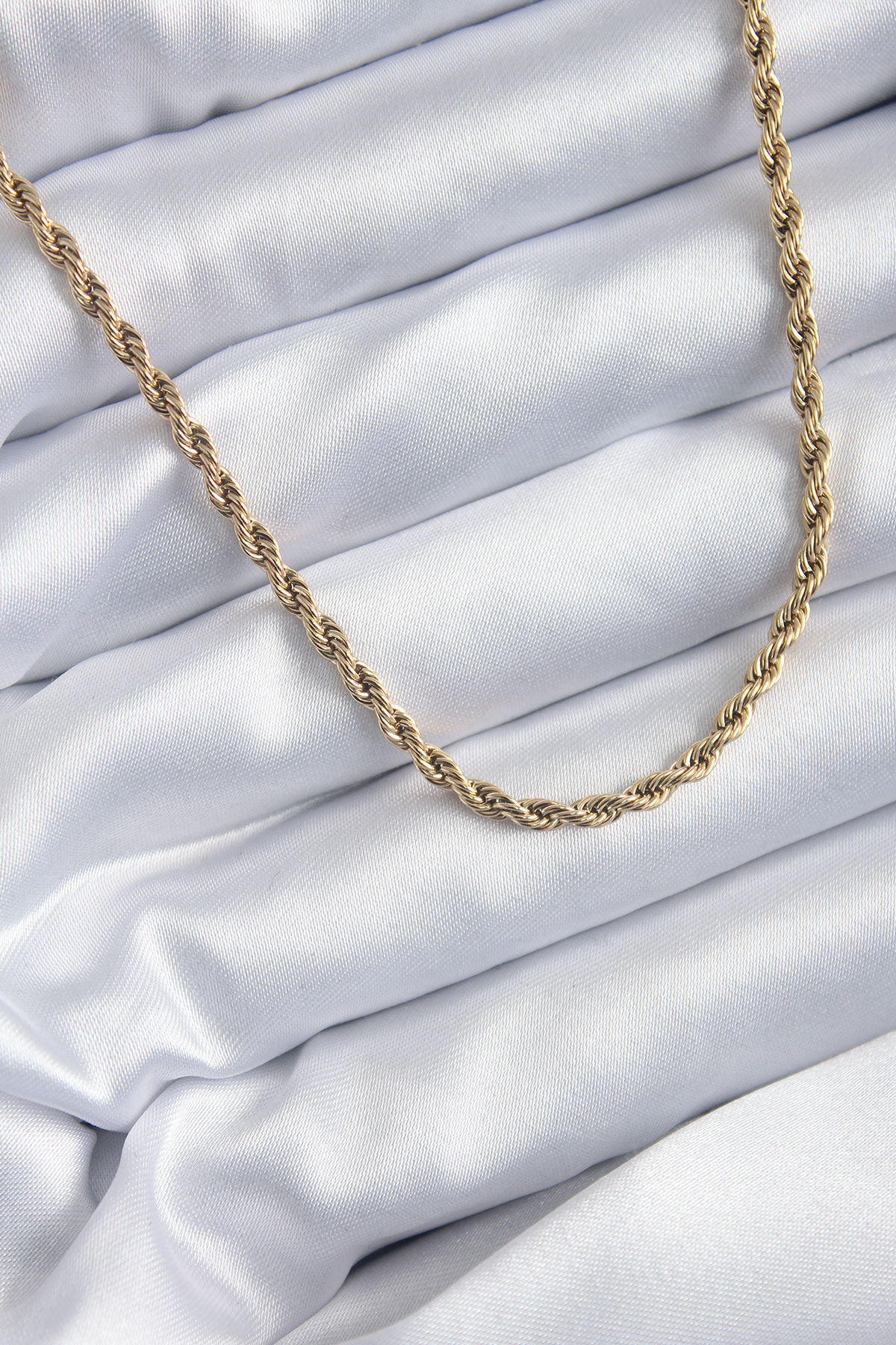 316L Çelik Gold Renk 60 cm Burgu Model Kadın Kolye 5886 1 316L Çelik Gold Renk 60 cm Burgu Model Kadın Kolye 5886