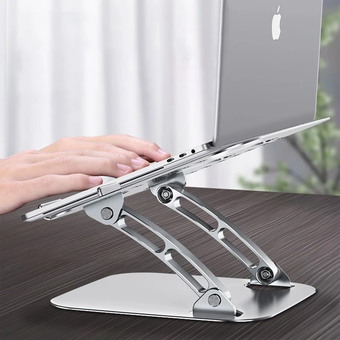 Ally T602 Ayarlanabilir Katlanır Isı Havalandırmalı Alüminyum Laptop Standı 4 Ally T602 Ayarlanabilir Katlanır Isı Havalandırmalı Alüminyum Laptop Standı - Görsel 4