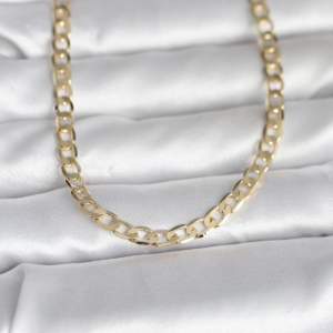 CM 14K Gold Renk Kalın Zincir Model 60 cm Kadın Kolye 5886