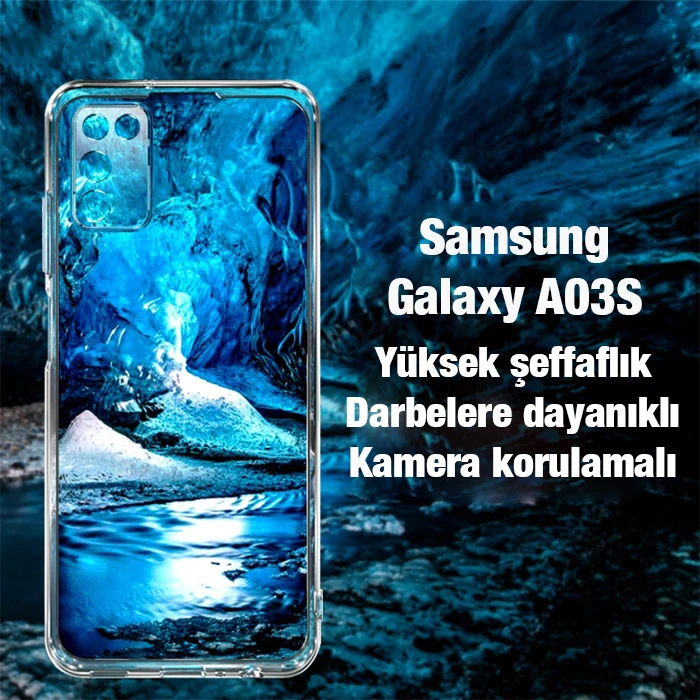 Ally SM Galaxy A03S Kılıf Kamera Korumalı Ultra İnce Şeffaf Silikon Kılıf 2 Ally SM Galaxy A03S Kılıf Kamera Korumalı Ultra İnce Şeffaf Silikon Kılıf - Görsel 2
