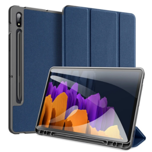 Dux Ducis SM Galaxy Tab S8 (X700/X706) S7 (T870/T875/T876B) Kılıf Kalem Yerli Mıknatıslı Domo Series