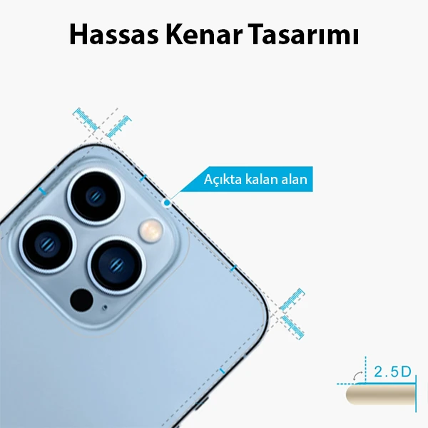 Ally iPhone 13 Pro Max 6.7 Tempered Şeffaf Arka Cam Koruyucu-(5775) 4 Ally iPhone 13 Pro Max 6.7 Tempered Şeffaf Arka Cam Koruyucu-(5775) - Görsel 4
