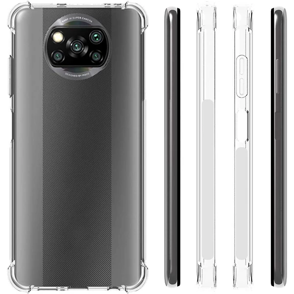 ALLY Poco X3 Anti-Drop Silikon Kılıf Shockproof Kılıf-(5775) 2 ALLY Poco X3 Anti-Drop Silikon Kılıf Shockproof Kılıf-(5775) - Görsel 2