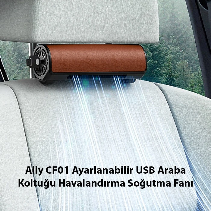 Ally CF01 Ayarlanabilir Araç ve Oyuncu Koltuğu için Havalandırma Soğutma Fanı - USB-(5775) 3 Ally CF01 Ayarlanabilir Araç ve Oyuncu Koltuğu için Havalandırma Soğutma Fanı - USB-(5775) - Görsel 3