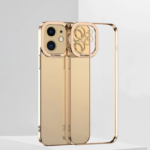 ALLY Fashion Series iPhone 12 6.1inç Kılıf Renkli Kenar Lazer Çerçeveli Silikon Kılıf