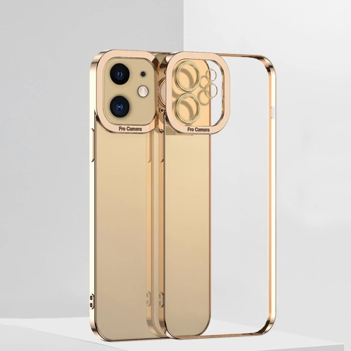 ALLY Fashion Series iPhone 12 6.1inç Kılıf Renkli Kenar Lazer Çerçeveli Silikon Kılıf 1 ALLY Fashion Series iPhone 12 6.1inç Kılıf Renkli Kenar Lazer Çerçeveli Silikon Kılıf