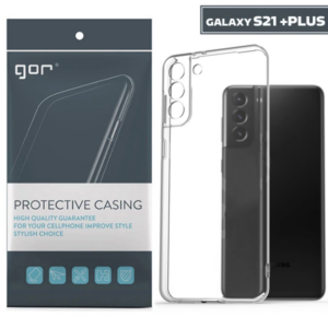 GOR Samsung Galaxy S21+ Plus Kılıf Kamera Korumalı Şeffaf Silikon Kılıf