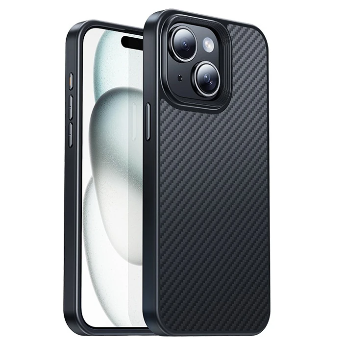 Hoco iPhone 15 Plus AS7 Kevlar Kılıf Manyetik Magsafeli Telefon Kılıfı 1 Hoco iPhone 15 Plus AS7 Kevlar Kılıf Manyetik Magsafeli Telefon Kılıfı