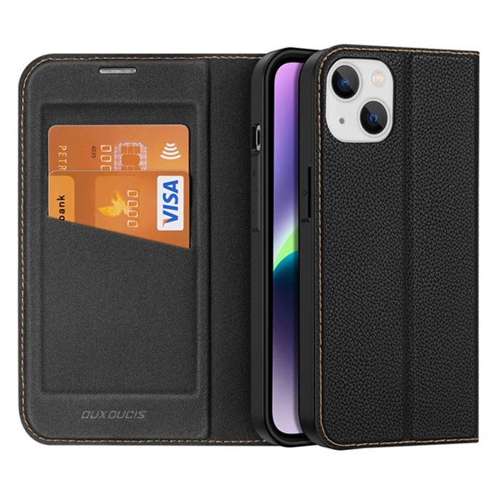 Dux Ducis iPhone 14 Plus 6.7 Kılıf Skin X PU Deri Manyetik Kapaklı Kılıf Magnetic Folio Case-(5775) 1 Dux Ducis iPhone 14 Plus 6.7 Kılıf Skin X PU Deri Manyetik Kapaklı Kılıf Magnetic Folio Case-(5775)