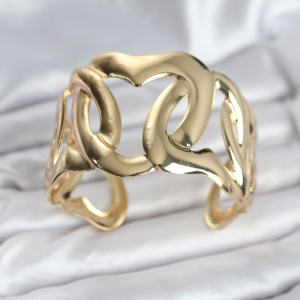Pirinç Gold Renk Vintage Kadın Bileklik 5886