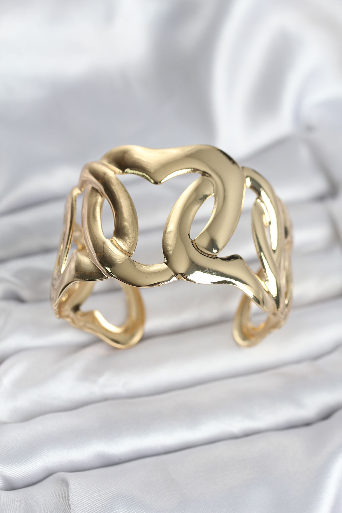 Pirinç Gold Renk Vintage Kadın Bileklik 5886 1 Pirinç Gold Renk Vintage Kadın Bileklik 5886