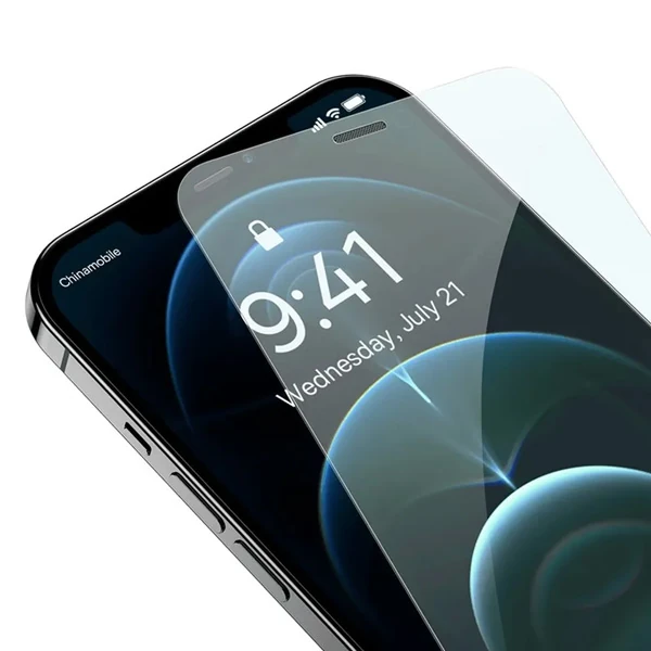 Baseus Crystal 0.3mm iPhone 12 Pro Max Tempered Ekran Koruyucu 2 Adet Set-(5775) 4 Baseus Crystal 0.3mm iPhone 12 Pro Max Tempered Ekran Koruyucu 2 Adet Set-(5775) - Görsel 4