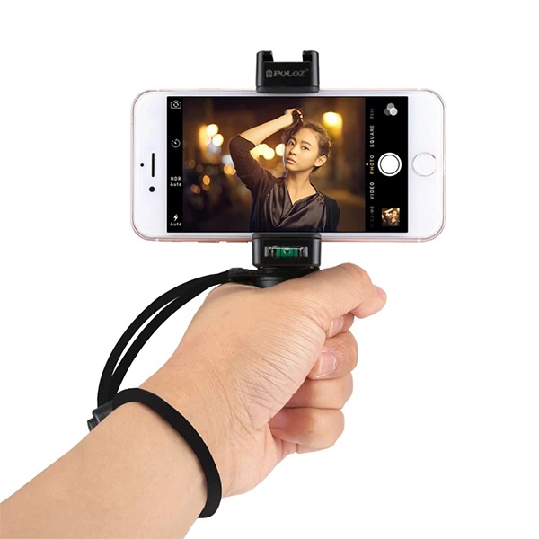 PULUZ Video Grip Telefon Elde Tutucu+ Bileklik Tripod Adaptörü 2 PULUZ Video Grip Telefon Elde Tutucu+ Bileklik Tripod Adaptörü - Görsel 2
