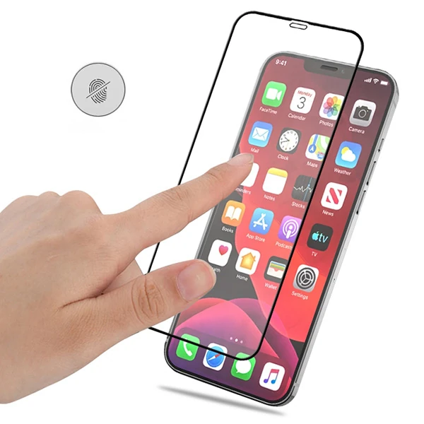 İPhone 12 Pro Max 6.7 Full Glue Tempered Cam Ekran Koruyucu Full Kaplama 2 İPhone 12 Pro Max 6.7 Full Glue Tempered Cam Ekran Koruyucu Full Kaplama - Görsel 2