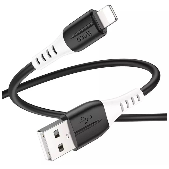 HOCO X82 iPhone Lightning to USB 2.4A Silikon Data ve Şarj Kablosu 1 HOCO X82 iPhone Lightning to USB 2.4A Silikon Data ve Şarj Kablosu