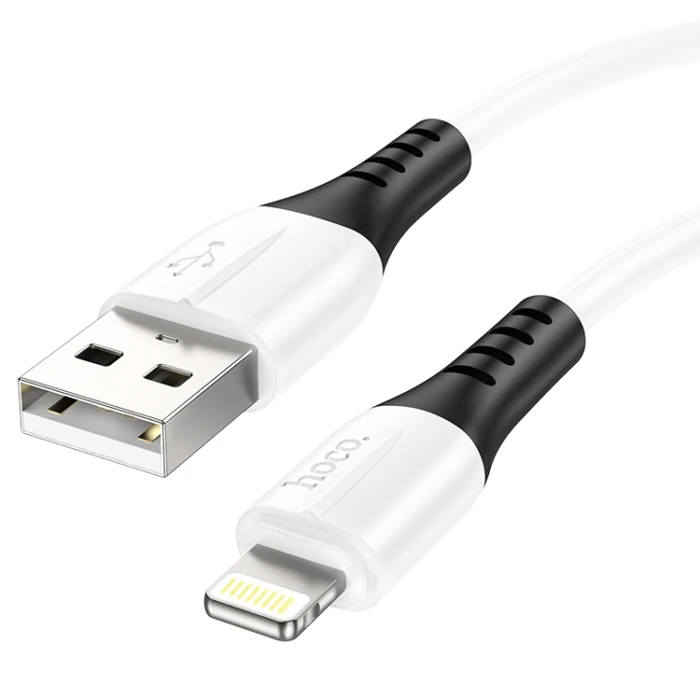 HOCO X82 iPhone Lightning to USB 2.4A Silikon Data ve Şarj Kablosu 2 HOCO X82 iPhone Lightning to USB 2.4A Silikon Data ve Şarj Kablosu - Görsel 2