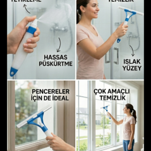 HBNET Pratik Sprey Mekanizmalı Cam Sileceği