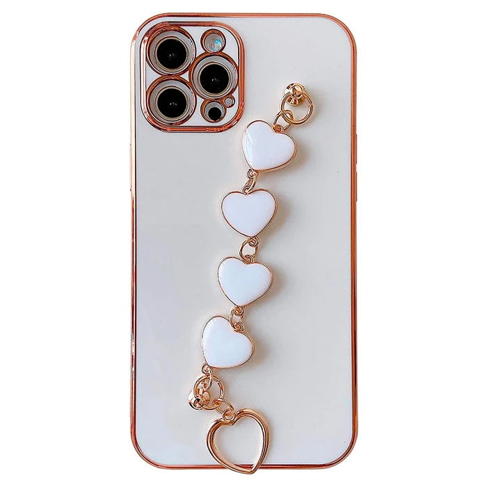 Ally iPhone 13 Pro Max 6.7inç Kılıf Kalp Bileklik Tutuculu Lüx Silikon Askılı Kılıf 4 Ally iPhone 13 Pro Max 6.7inç Kılıf Kalp Bileklik Tutuculu Lüx Silikon Askılı Kılıf - Görsel 4