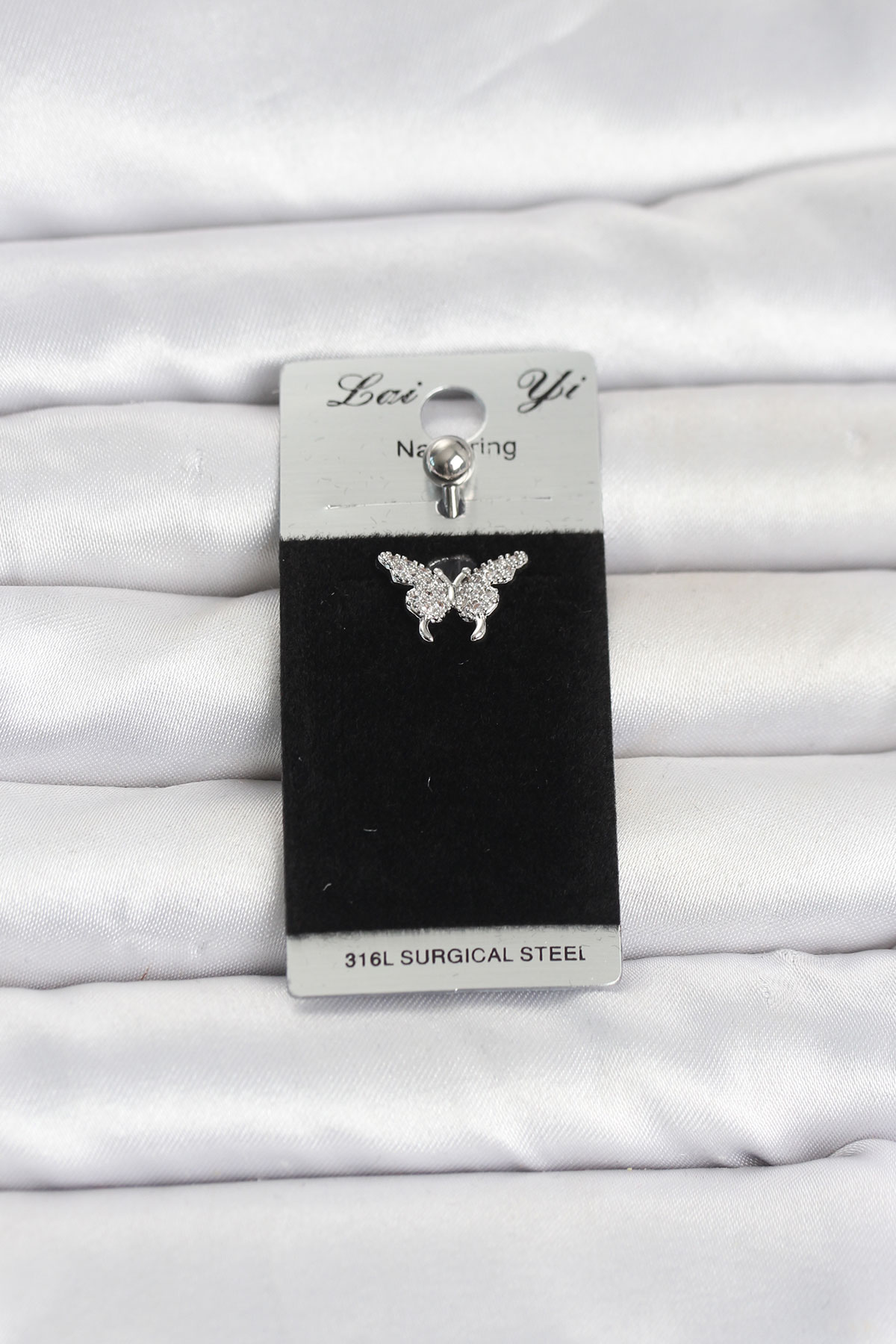 316L Cerrahi Çelik Kelebek Model Göbek Piercing 5886 1 316L Cerrahi Çelik Kelebek Model Göbek Piercing 5886