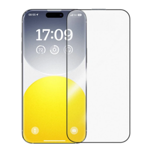 Haydiburaya 86 Baseus Crystalline iPhone 15 Pro için Parlama Önleyici Tempered Cam Ekran Koruyucu