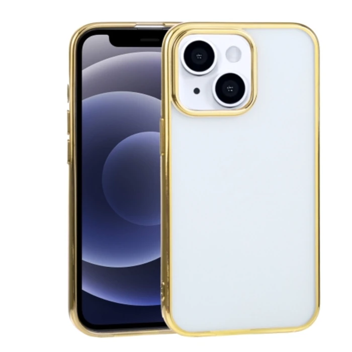 iPhone 13 6.1inç Lazer Kaplama Renkli Kenar Şeffaf Kılıf 2 iPhone 13 6.1inç Lazer Kaplama Renkli Kenar Şeffaf Kılıf - Görsel 2