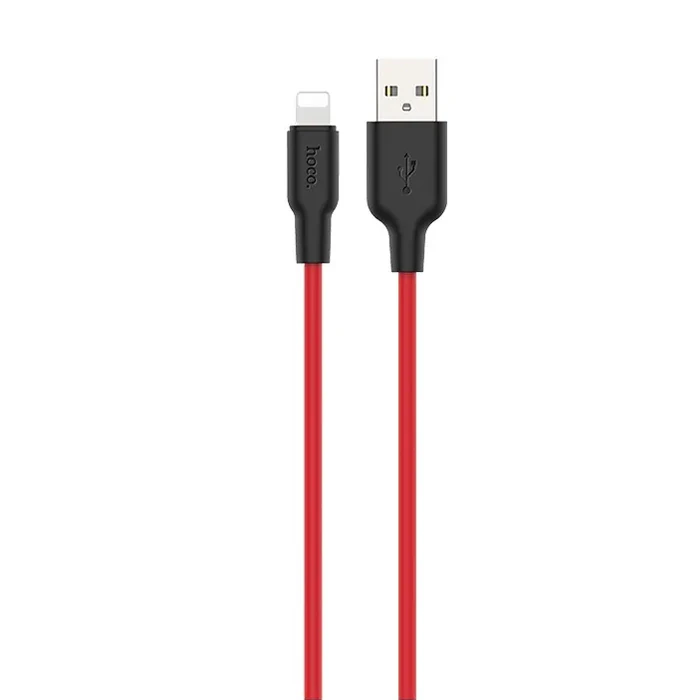 HOCO X21 Plus USB to iPhone Lightning Silikon Hızlı Şarj ve Data Kablosu 1 HOCO X21 Plus USB to iPhone Lightning Silikon Hızlı Şarj ve Data Kablosu