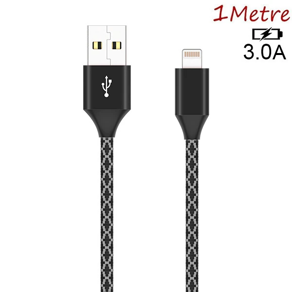İPhone 14-13-12 11 3.0A Hızlı Halat Usb Şarj Kablosu 1MM-(5775) 1 İPhone 14-13-12 11 3.0A Hızlı Halat Usb Şarj Kablosu 1MM-(5775)
