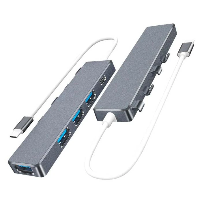 ALLY ADS-301C 5 in 1 Type C Dönüştürücü 4 Usb Portlu Adaptör Hub Çoklayıcı-(5775) 4 ALLY ADS-301C 5 in 1 Type C Dönüştürücü 4 Usb Portlu Adaptör Hub Çoklayıcı-(5775) - Görsel 4