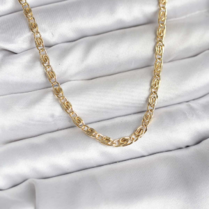14K Gold Renk Kaplama Zincir Model CM Kadın Kolye 5886