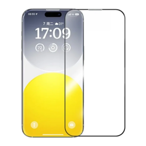 Haydiburaya 18 Baseus Schott iPhone 15 Pro Max HD Tempered Full Koruma Cam Ekran Koruyucu