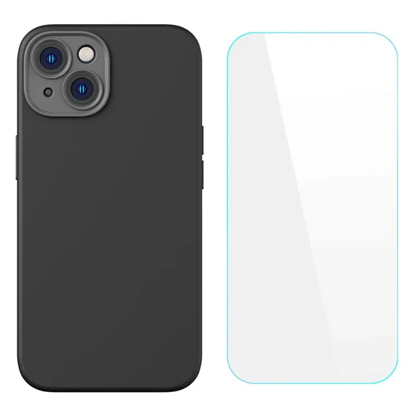 Baseus Liquid Silica Gel iPhone 14 6.1 Silikon Kılıf + Tempered Ekran Koruyucu Set 2 Baseus Liquid Silica Gel iPhone 14 6.1 Silikon Kılıf + Tempered Ekran Koruyucu Set - Görsel 2