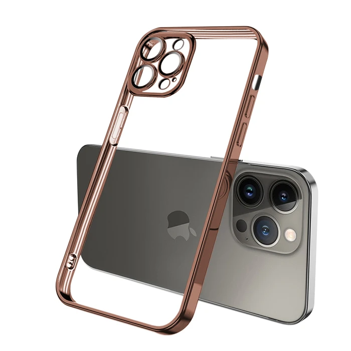 ALLY Fashion Series iPhone 13 Pro Max Kılıf Renkli Kenar Lazer Çerçeveli Silikon Kılıf 2 ALLY Fashion Series iPhone 13 Pro Max Kılıf Renkli Kenar Lazer Çerçeveli Silikon Kılıf - Görsel 2