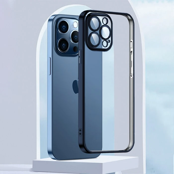 ALLY Fashion Series iPhone 13 Pro Max Kılıf Renkli Kenar Lazer Çerçeveli Silikon Kılıf 3 ALLY Fashion Series iPhone 13 Pro Max Kılıf Renkli Kenar Lazer Çerçeveli Silikon Kılıf - Görsel 3