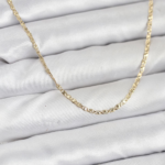 CM 14K Gold Renk Pirinç Lazer Model 60 cm Kadın Kolye 5886