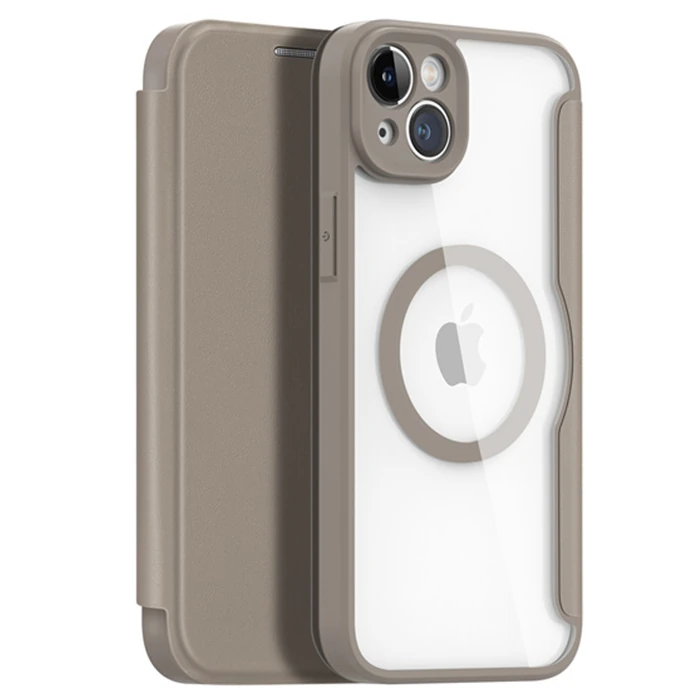 Dux Ducis iPhone 14 6.1 Kılıf Skin X Pro Series MagSafe Kapaklı Kılıf Folio Case-(5775) 2 Dux Ducis iPhone 14 6.1 Kılıf Skin X Pro Series MagSafe Kapaklı Kılıf Folio Case-(5775) - Görsel 2