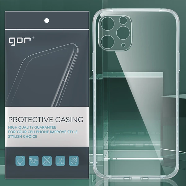 GOR İPhone 11 Pro Max 6.5 inch Kamera Korumalı Şeffaf Silikon Kılıf 1 GOR İPhone 11 Pro Max 6.5 inch Kamera Korumalı Şeffaf Silikon Kılıf