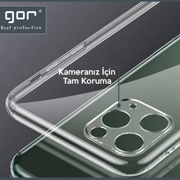 GOR İPhone 11 Pro Max 6.5 inch Kamera Korumalı Şeffaf Silikon Kılıf 2 GOR İPhone 11 Pro Max 6.5 inch Kamera Korumalı Şeffaf Silikon Kılıf - Görsel 2