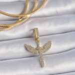 Pirinç Gold Renk Zirkon Taşlı Mikail Model Ajda Charm 5886