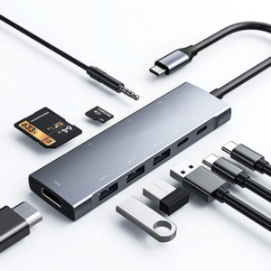 ALLY 9 İn1 Type C Hub 4k 30hz Hdmi Usb 3.0,Sd,PD Adaptör-(5775)