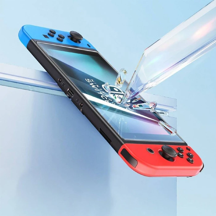 Baseus Crystal Series Nintendo Switch 2019 için Cam Ekran Koruyucu 2 Adet 4 Baseus Crystal Series Nintendo Switch 2019 için Cam Ekran Koruyucu 2 Adet - Görsel 4