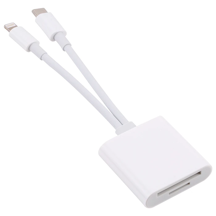 ALLY NK-101YST PRO Type-c/Lightning to SD-TF Kart Çevirici Adaptör-(5775) 2 ALLY NK-101YST PRO Type-c/Lightning to SD-TF Kart Çevirici Adaptör-(5775) - Görsel 2
