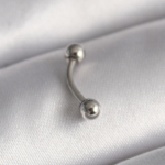 316L Çelik Gümüş Renk Topçuk Model Piercing 5886