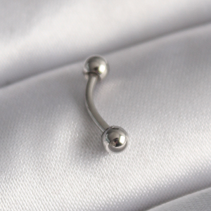 316L Çelik Gümüş Renk Topçuk Model Piercing 5886