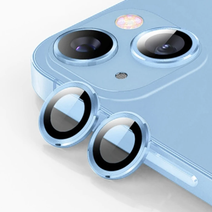 ALLY iPhone 14-14 Plus 3D Metal Çerçeveli Kamera Lens Koruyucu 1 ALLY iPhone 14-14 Plus 3D Metal Çerçeveli Kamera Lens Koruyucu