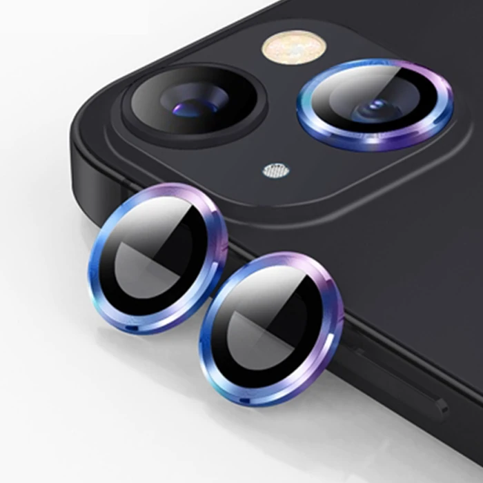 ALLY iPhone 14-14 Plus 3D Metal Çerçeveli Kamera Lens Koruyucu 4 ALLY iPhone 14-14 Plus 3D Metal Çerçeveli Kamera Lens Koruyucu - Görsel 4