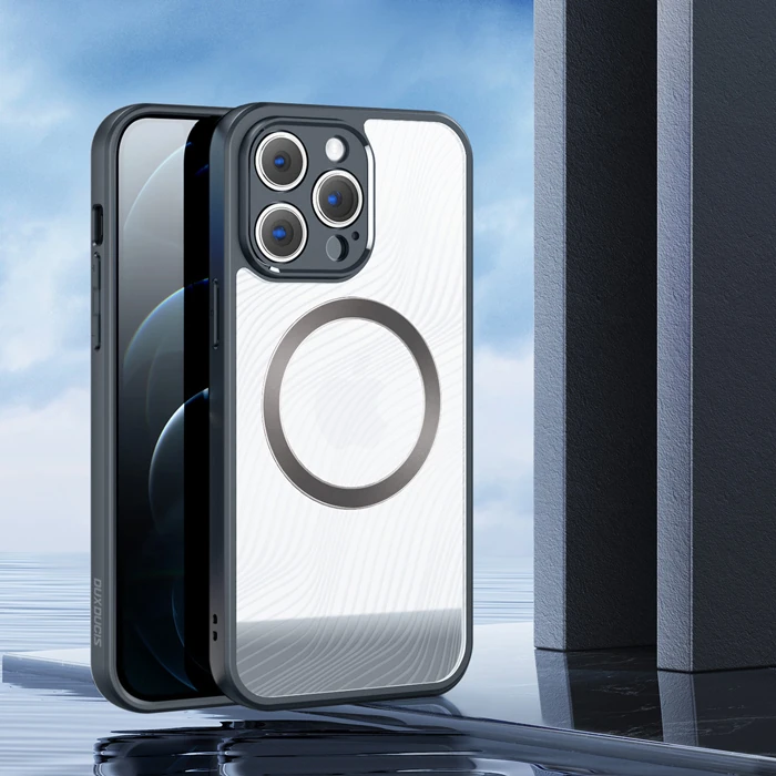 Dux Ducis iPhone 12 Pro Aimo Series Mag Safe Premium Buzlu Sert PC-TPU Kılıf 3 Dux Ducis iPhone 12 Pro Aimo Series Mag Safe Premium Buzlu Sert PC-TPU Kılıf - Görsel 3