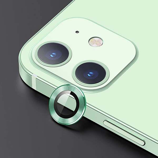 USAMS İPhone 12 - 12 Mini 3D Metal Çerçeveli Kamera Lens Koruyucu 2 USAMS İPhone 12 - 12 Mini 3D Metal Çerçeveli Kamera Lens Koruyucu - Görsel 2