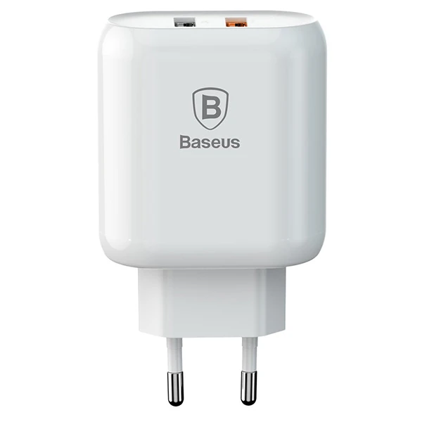 Baseus Bojure Series Dual-USB QC 3.0 18W Hızlı Şarj Aleti Başlık 4 Baseus Bojure Series Dual-USB QC 3.0 18W Hızlı Şarj Aleti Başlık - Görsel 4